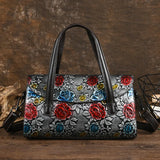 Shadowcrest Hakiki Deri Tote Çanta