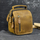 Vivid Ember Hakiki Deri Omuz çantası