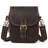 Vivid Ember Genuine Leather Shoulder Bag 