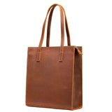 Froststorm Genuine Leather Tote Bag