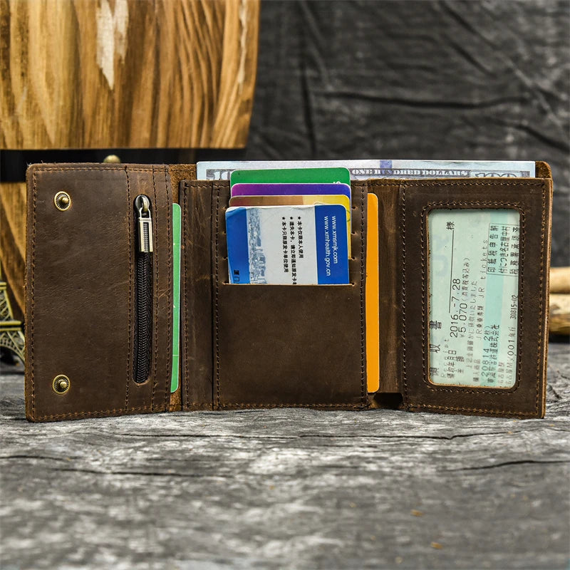 Ravenfire Wallet Genuine Leather Wallet 