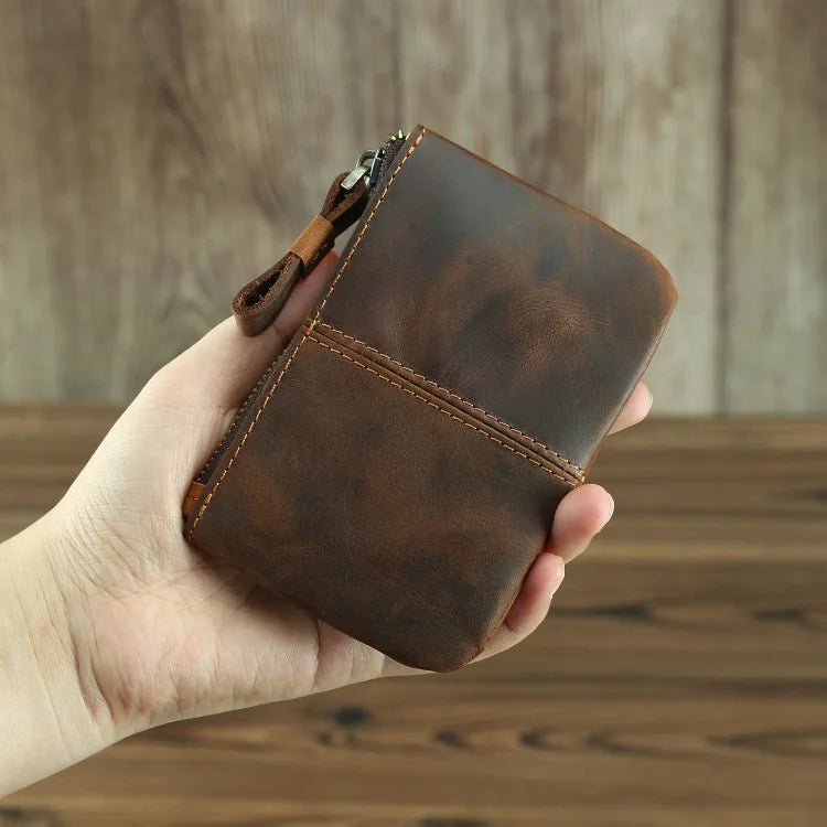 Crystal Tide Genuine Leather Wallet 