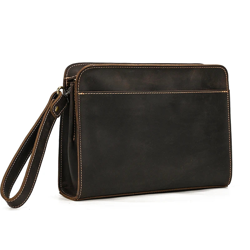 Glacier Mist Genuine Leather Clutch Wallet 