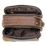 Vivid Ember Genuine Leather Shoulder Bag 