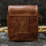 Verdant Grove Genuine Leather Shoulder Bag 