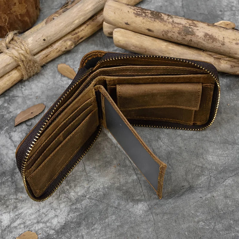 Steel Trail Genuine Leather Wallet 