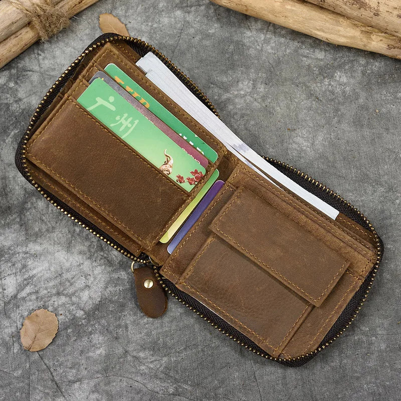 Steel Trail Genuine Leather Wallet 