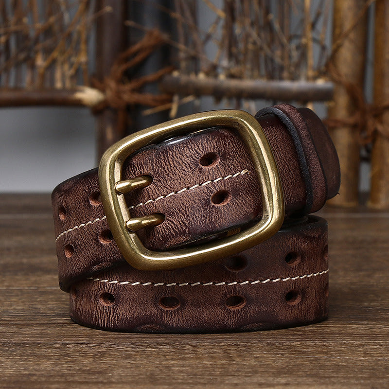 Alpha Strap genuine leather belt