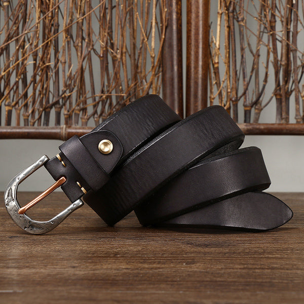 Cosmo Curve genuine leather belt