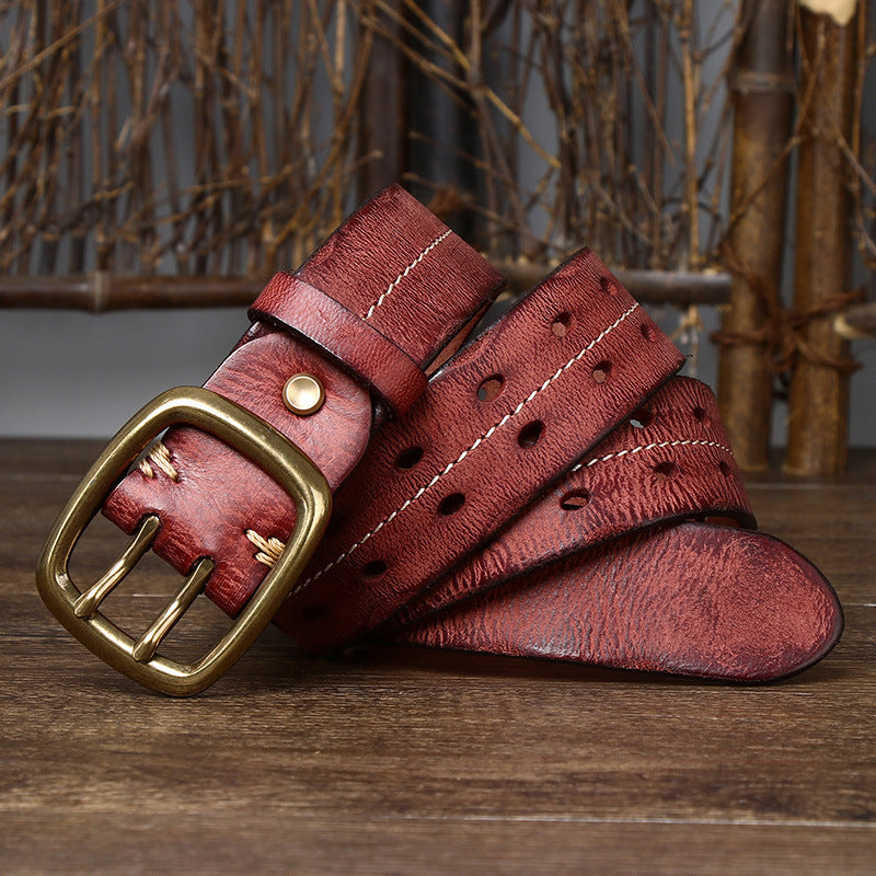 Alpha Strap genuine leather belt