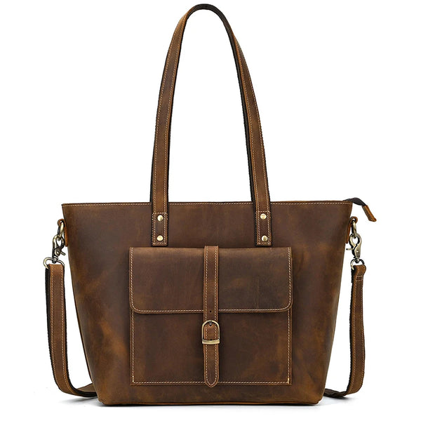 Emberstone Genuine Leather Tote Bag