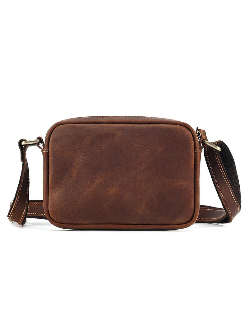 Ember Blaze Genuine Leather Shoulder Bag