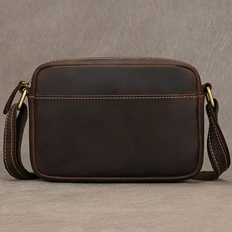 Ember Blaze Genuine Leather Shoulder Bag