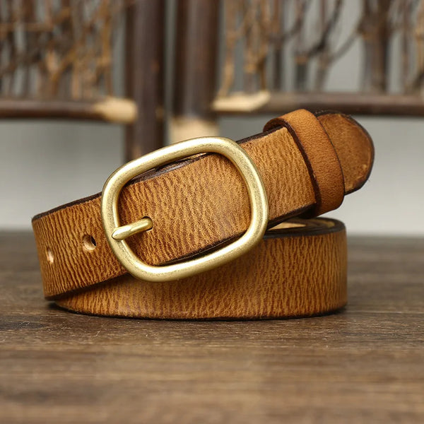 Icebound Genuine Leather Belt