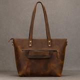 Shadowtide Genuine Leather Tote Bag 