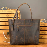 Stormfall Genuine Leather Tote Bag 