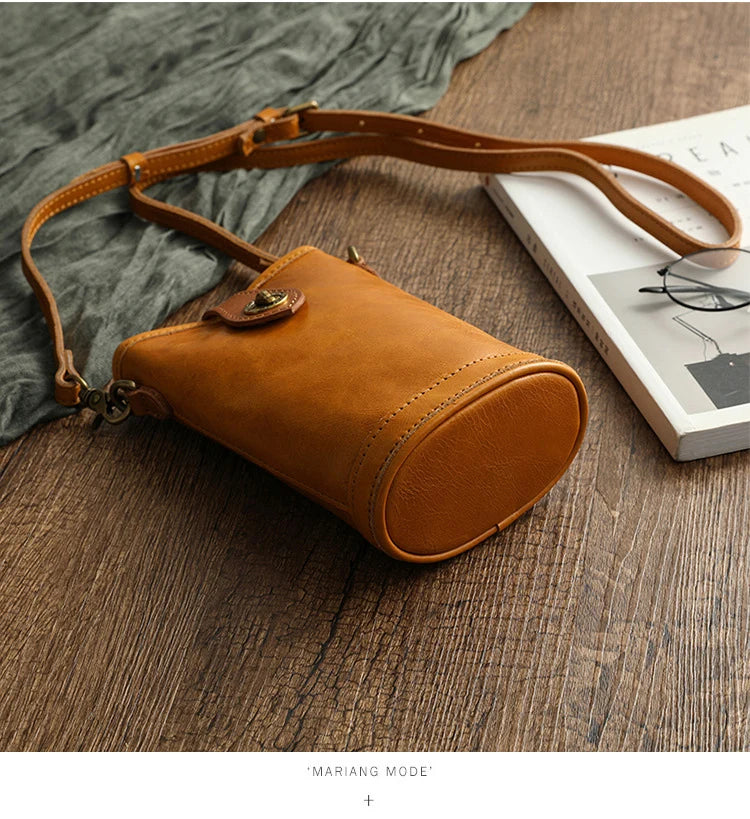 Windtide Genuine Leather Shoulder Bag