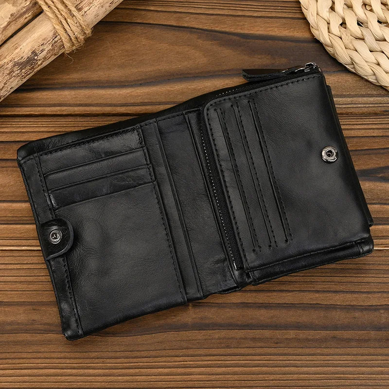 Thunder Vei Genuine Leather Wallet