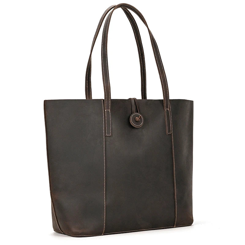 Froststone Genuine Leather Tote Bag 