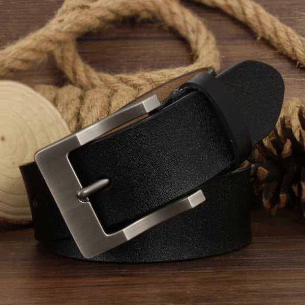 Midnight Echo Genuine Leather Belt