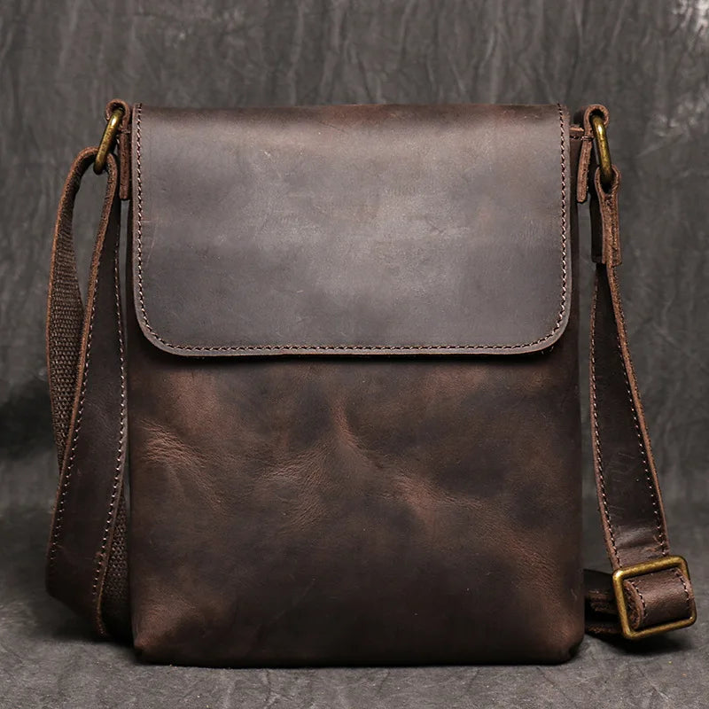 Emberfall Genuine Leather Shoulder Bag