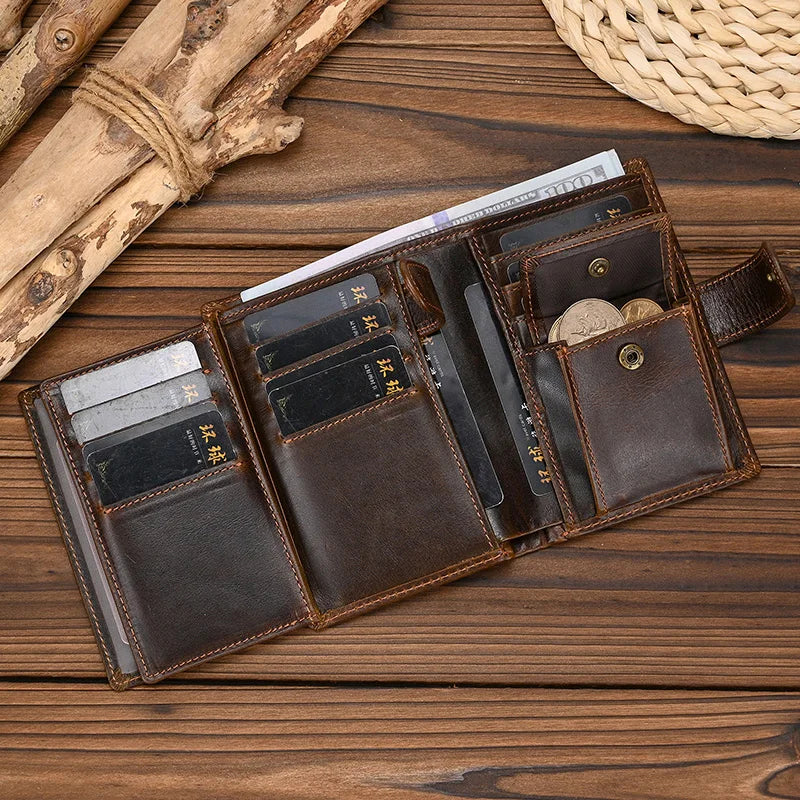 Glacier Forge Genuine Leather Wallet 