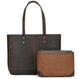 Embercrest Genuine Leather Tote Bag