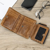 Thunder Vei Genuine Leather Wallet