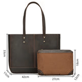 Embercrest Genuine Leather Tote Bag