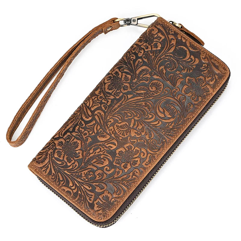 Crystal Vale Genuine Leather Women's Wallet 