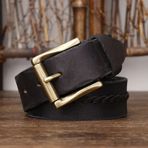 Emerald Titan Genuine Leather Belt