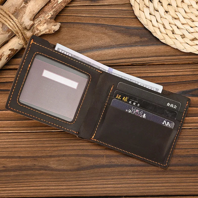 Shadow Veil Genuine Leather Wallet