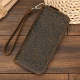 Raven Wind Genuine Leather Women's Wallet 