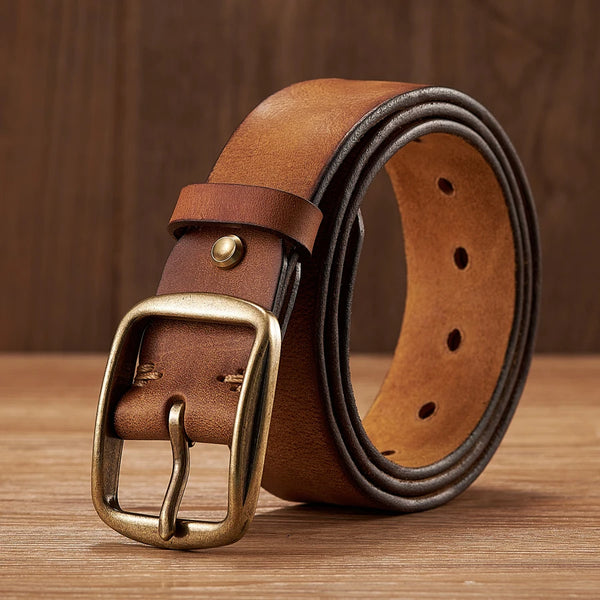 Emerald Crest Genuine Leather Belt