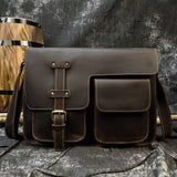 Inferno Forge Genuine Leather Shoulder Bag