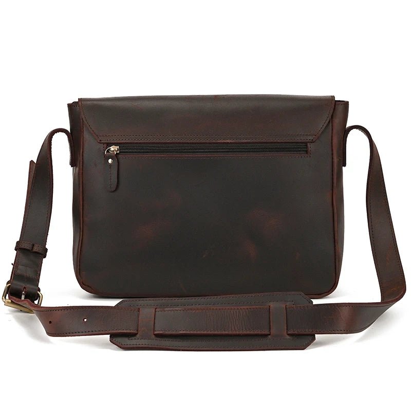 Inferno Forge Genuine Leather Shoulder Bag