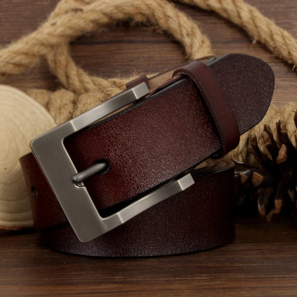 Midnight Echo Genuine Leather Belt