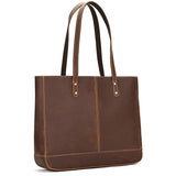 Embercrest Genuine Leather Tote Bag