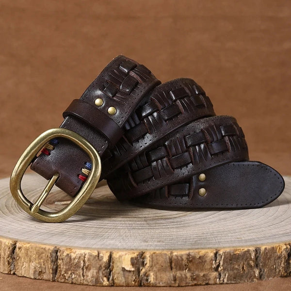 Flamex Genuine Leather Belt